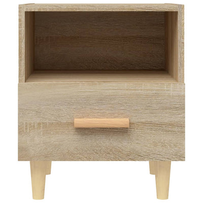 vidaXL Bedside Cabinet Black 40x35x47 cm