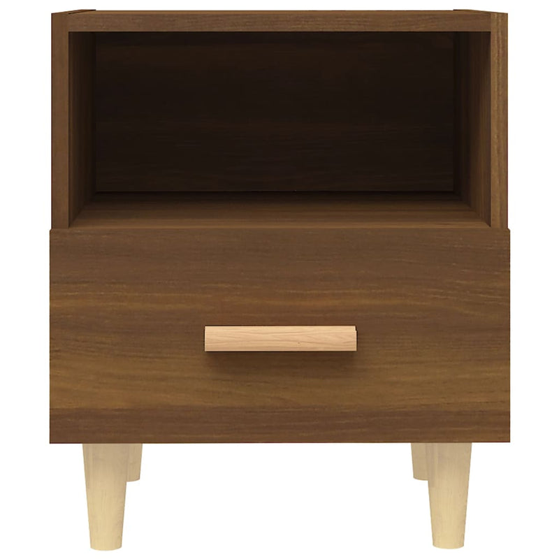 vidaXL Bedside Cabinet Black 40x35x47 cm