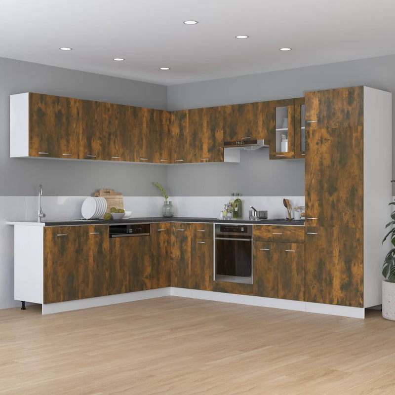 vidaXL Kitchen Cabinet Lyon Grey Sonoma 75.5x75.5x81.5 cm Engineered Wood