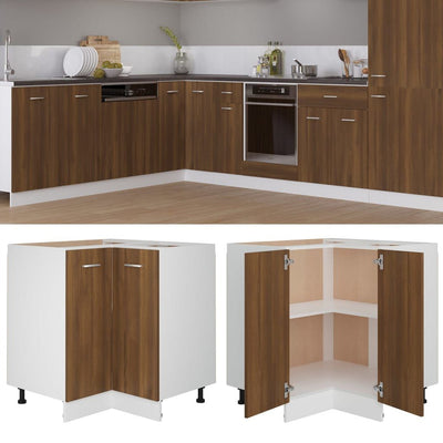 vidaXL Kitchen Cabinet Lyon Grey Sonoma 75.5x75.5x81.5 cm Engineered Wood