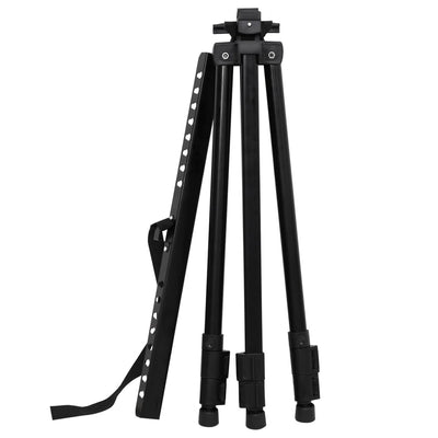 vidaXL Adjustable Display Easel Black Metal