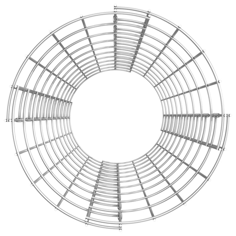 vidaXL Circular Gabion Raised Beds 4 pcs Ø30x50/100/150/200 cm