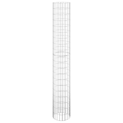 vidaXL Circular Gabion Raised Beds 4 pcs Ø30x50/100/150/200 cm