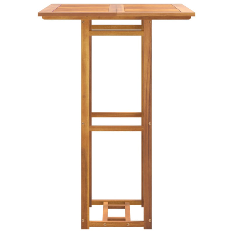 vidaXL 5 Piece Outdoor Bar Set Solid Wood Acacia
