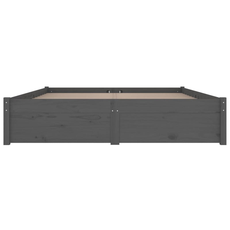 vidaXL Bed Frame without Mattress with Drawers Black 150x200 cm