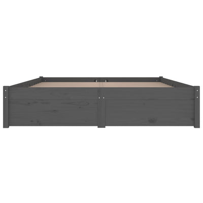 vidaXL Bed Frame without Mattress with Drawers White 183x203 cm King