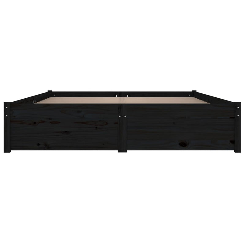 vidaXL Bed Frame without Mattress with Drawers White 183x203 cm King