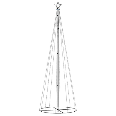 vidaXL Christmas Cone Tree Cold White 310 LEDs 100x300 cm