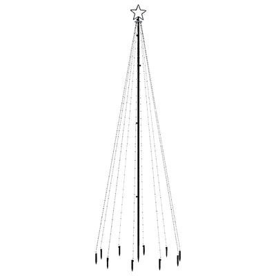 vidaXL Christmas Tree with Spike Blue 310 LEDs 300 cm