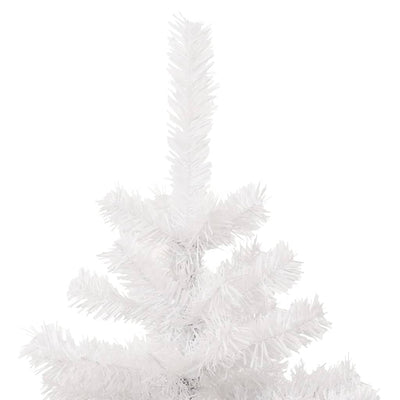 vidaXL Swirl Pre-lit Christmas Tree with Pot Green 120 cm PVC