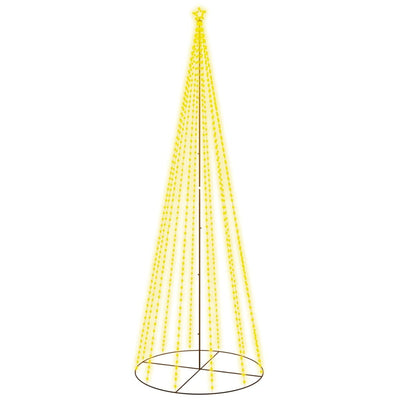 vidaXL Christmas Cone Tree Warm White 732 LEDs 160x500 cm