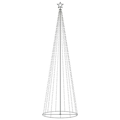 vidaXL Christmas Cone Tree Colourful 732 LEDs 160x500 cm