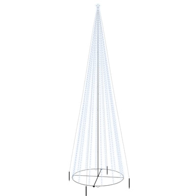 vidaXL Christmas Cone Tree Cold White 3000 LEDs 230x800 cm