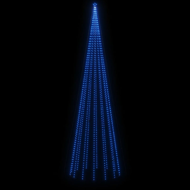 vidaXL Christmas Cone Tree Blue 3000 LEDs 230x800 cm
