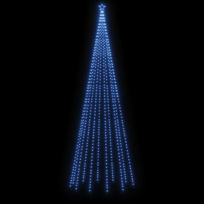 vidaXL Christmas Tree with Spike Blue 732 LEDs 500 cm