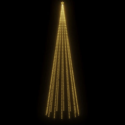 vidaXL Christmas Tree with Spike Warm White 1134 LEDs 800 cm