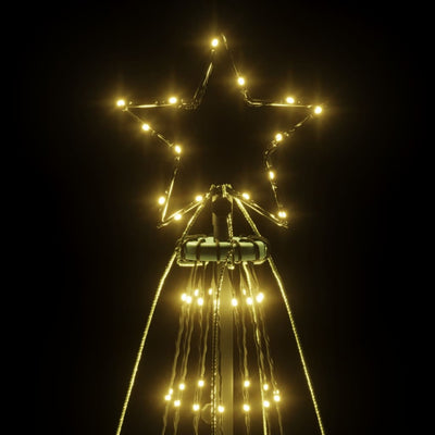 vidaXL Christmas Tree with Spike Warm White 1134 LEDs 800 cm