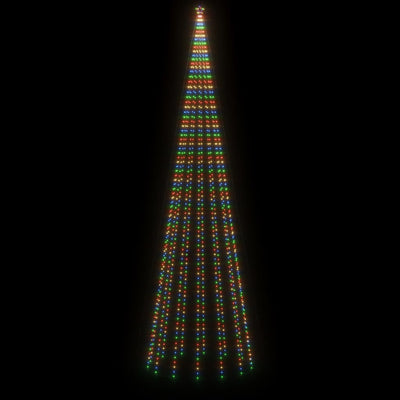 vidaXL Christmas Tree with Spike Colourful 1134 LEDs 800 cm
