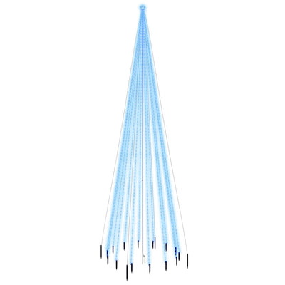 vidaXL Christmas Tree with Spike Blue 1134 LEDs 800 cm