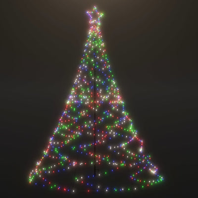 vidaXL Christmas Tree with Spike Colourful 3000 LEDs 800 cm