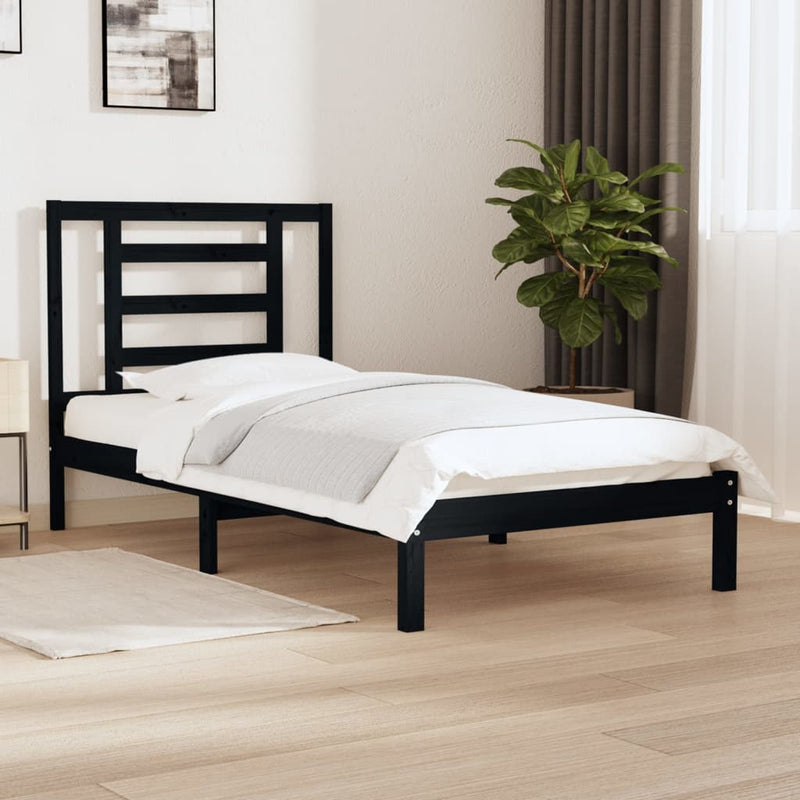 vidaXL Bed Frame without Mattress 90x190 cm Solid Wood Pine