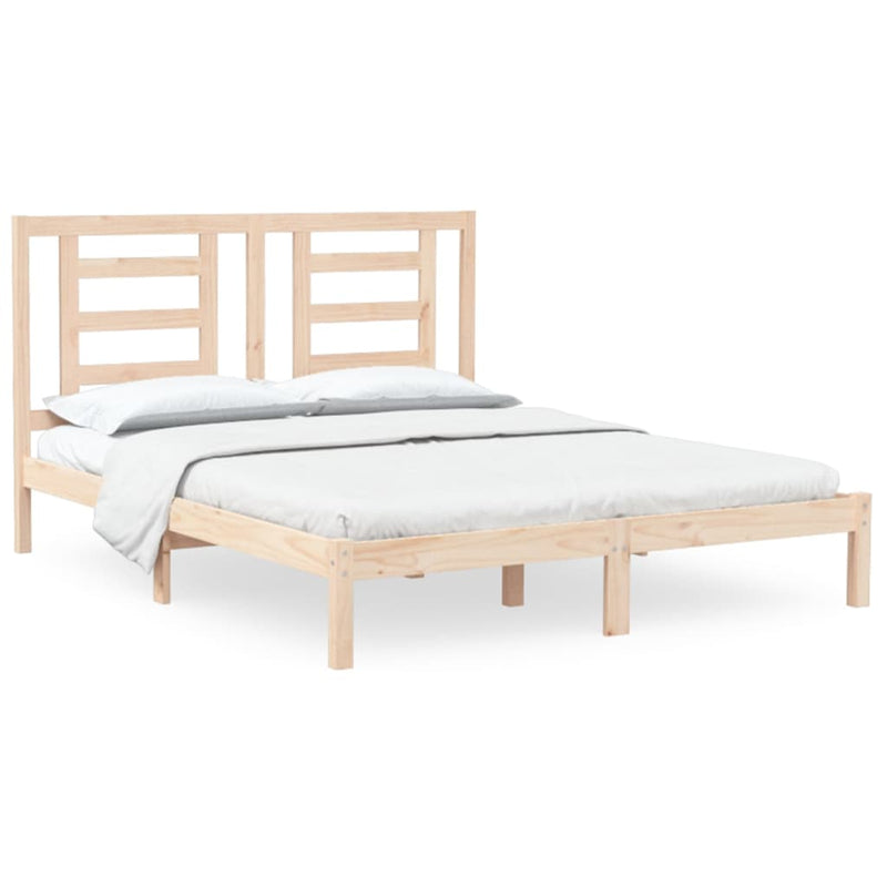vidaXL Bed Frame without Mattress 150x200 cm Solid Wood Pine