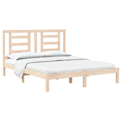 vidaXL Bed Frame without Mattress 150x200 cm Solid Wood Pine