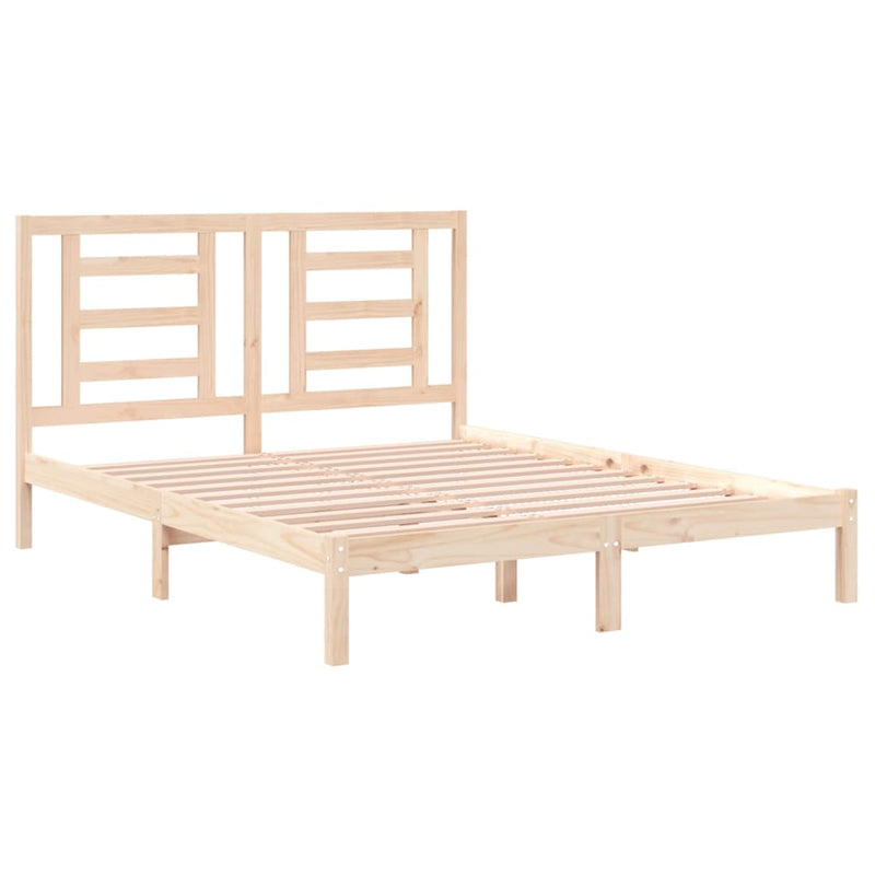 vidaXL Bed Frame without Mattress 150x200 cm Solid Wood Pine