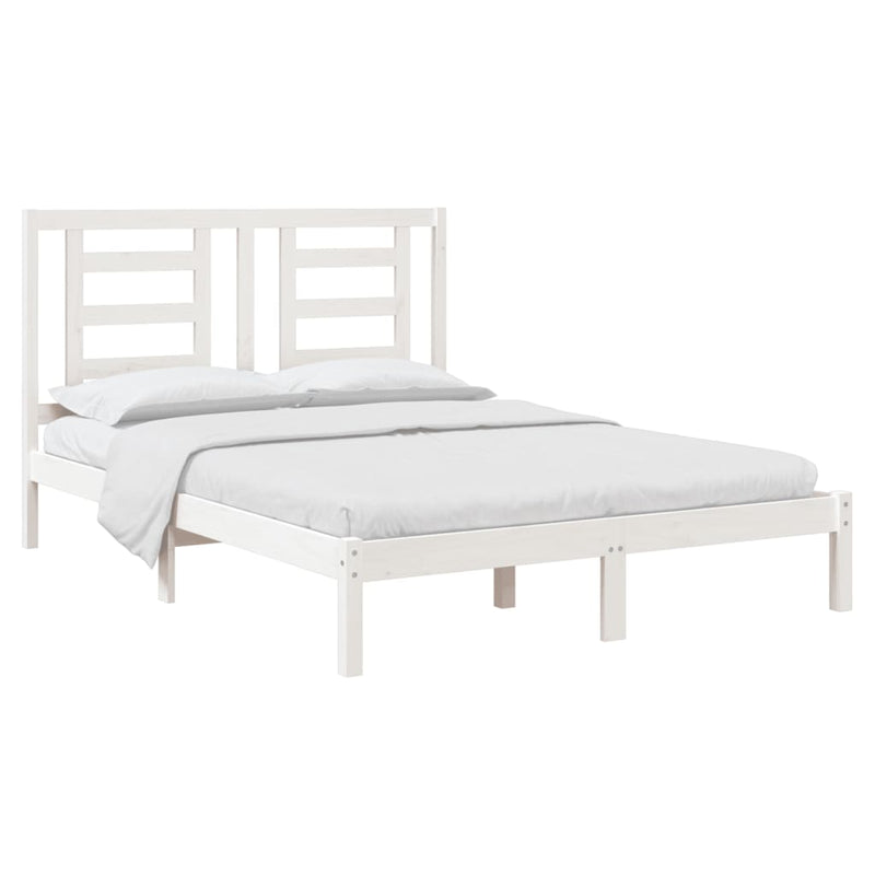 vidaXL Bed Frame without Mattress 150x200 cm Solid Wood Pine