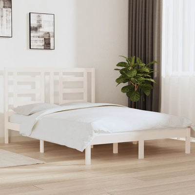 vidaXL Bed Frame without Mattress 150x200 cm Solid Wood Pine
