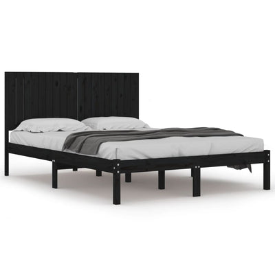 vidaXL Bed Frame without Mattress 183x203 cm King Solid Wood