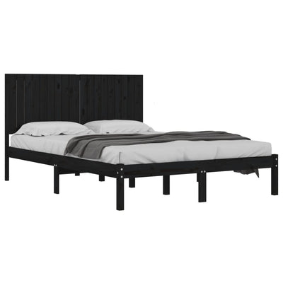 vidaXL Bed Frame without Mattress 183x203 cm King Solid Wood