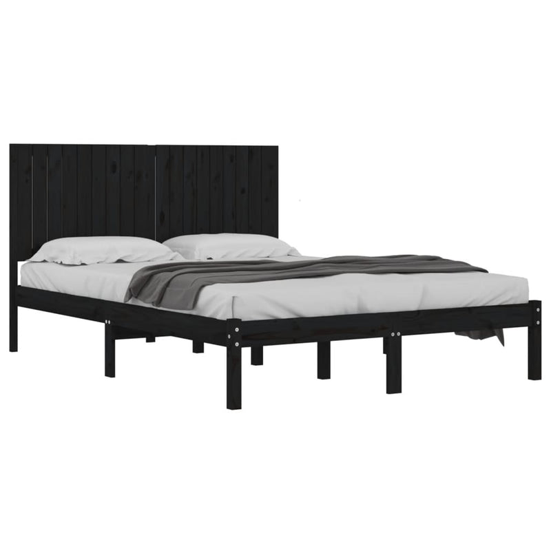 vidaXL Bed Frame without Mattress 183x203 cm King Solid Wood