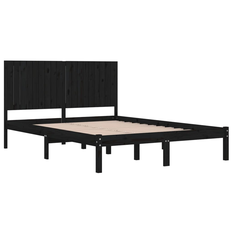 vidaXL Bed Frame without Mattress 183x203 cm King Solid Wood