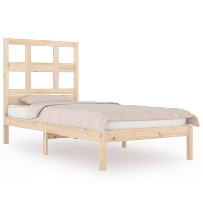 vidaXL Bed Frame without Mattress 90x190 cm Solid Wood Pine