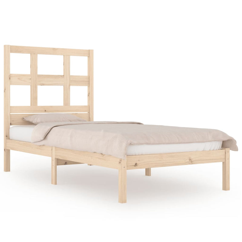 vidaXL Bed Frame without Mattress 90x190 cm Solid Wood Pine
