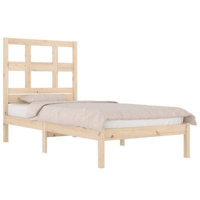 vidaXL Bed Frame without Mattress 90x190 cm Solid Wood Pine