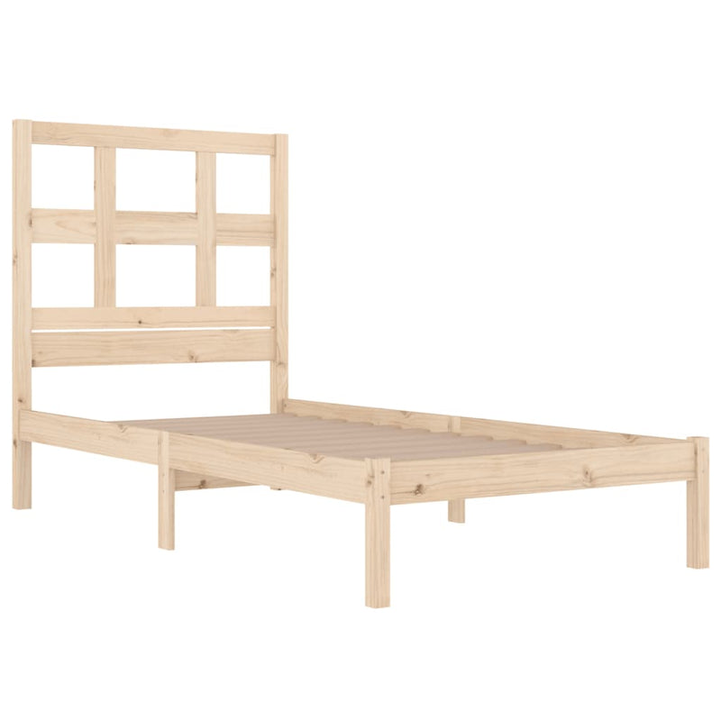 vidaXL Bed Frame without Mattress 90x190 cm Solid Wood Pine