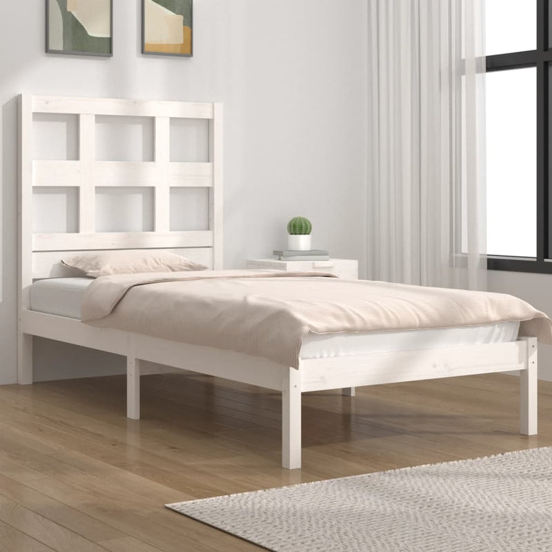 vidaXL Bed Frame without Mattress 90x190 cm Solid Wood Pine