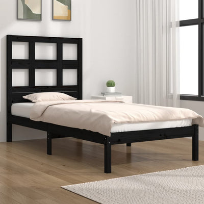 vidaXL Bed Frame without Mattress 90x190 cm Solid Wood Pine