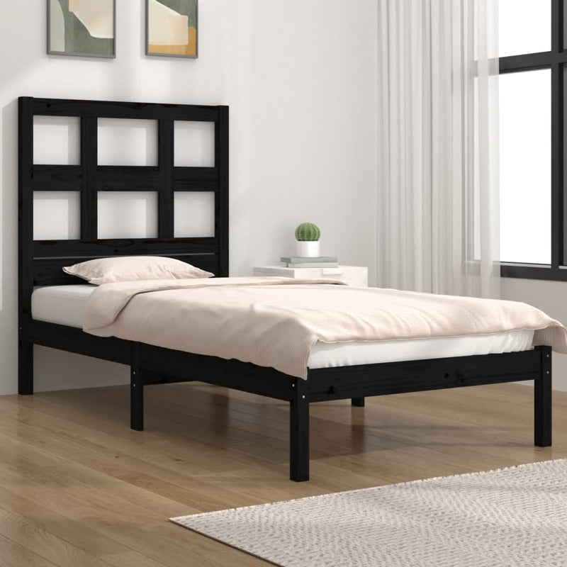 vidaXL Bed Frame without Mattress 90x190 cm Solid Wood Pine
