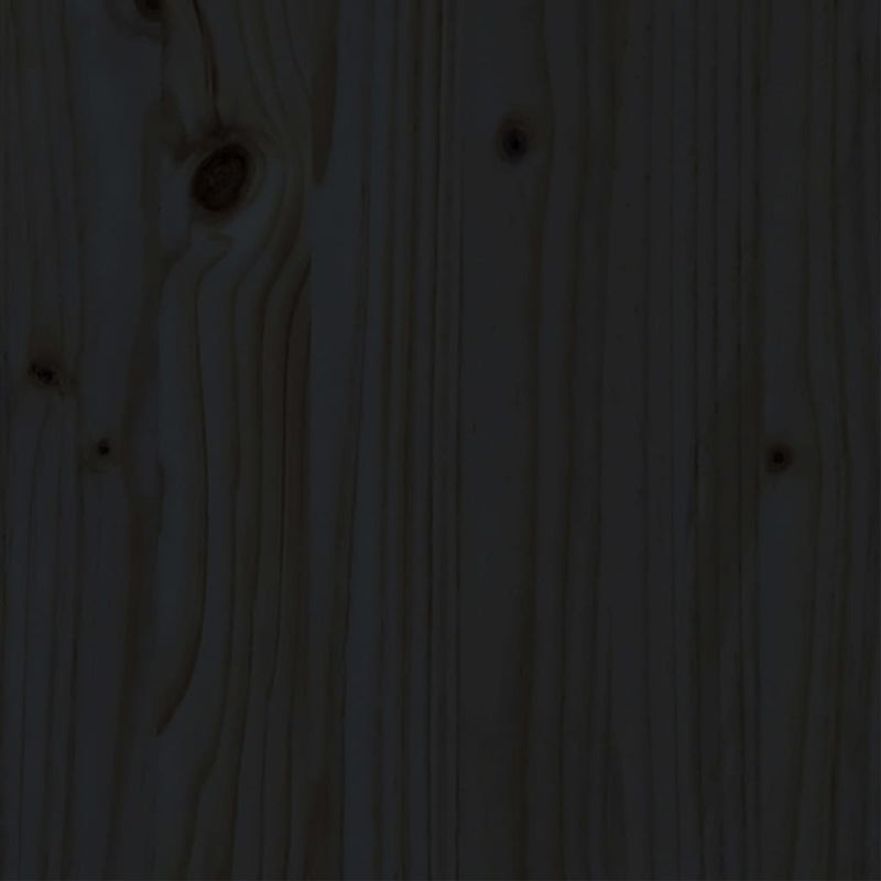 vidaXL Bed Frame without Mattress White 183x203 cm King Solid Wood Pine