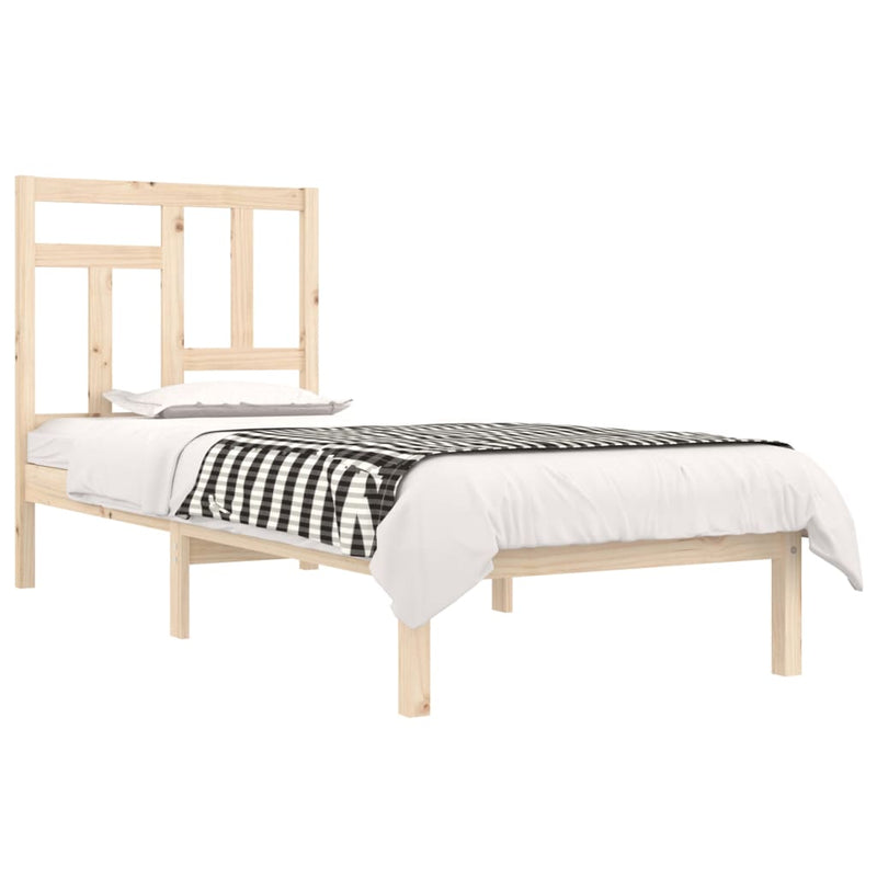 vidaXL Bed Frame without Mattress 90x190 cm Solid Wood Pine
