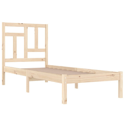 vidaXL Bed Frame without Mattress 90x190 cm Solid Wood Pine