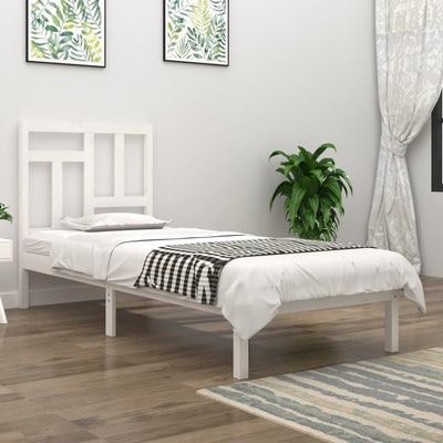 vidaXL Bed Frame without Mattress 90x190 cm Solid Wood Pine