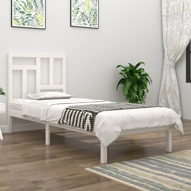 vidaXL Bed Frame without Mattress 90x190 cm Solid Wood Pine