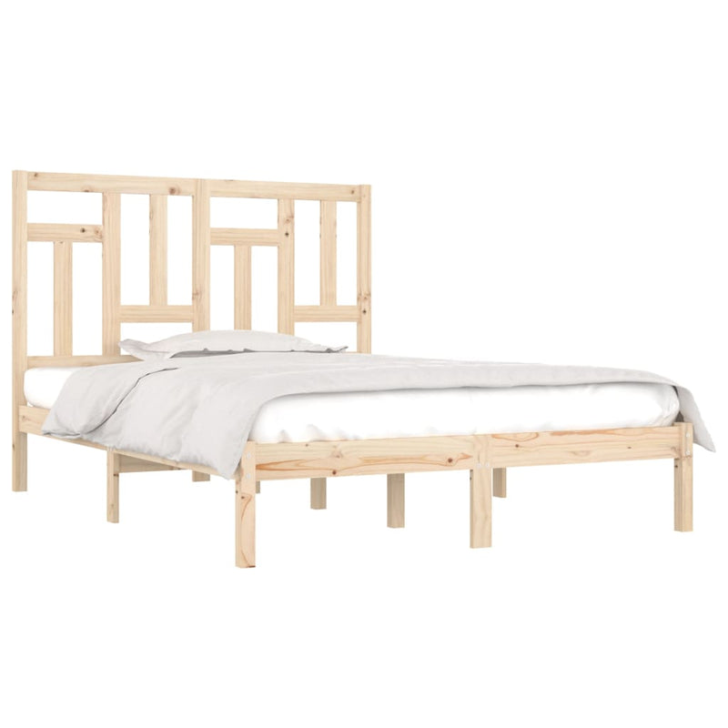 vidaXL Bed Frame without Mattress 150x200 cm Solid Wood Pine