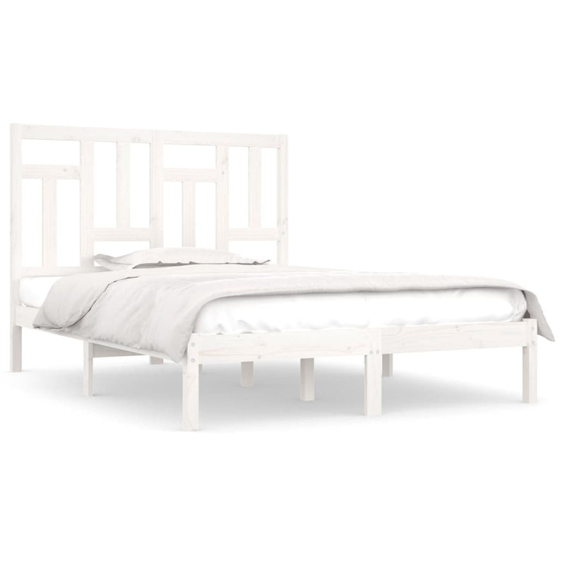 vidaXL Bed Frame without Mattress 150x200 cm Solid Wood Pine