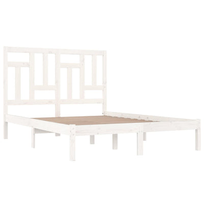 vidaXL Bed Frame without Mattress 150x200 cm Solid Wood Pine