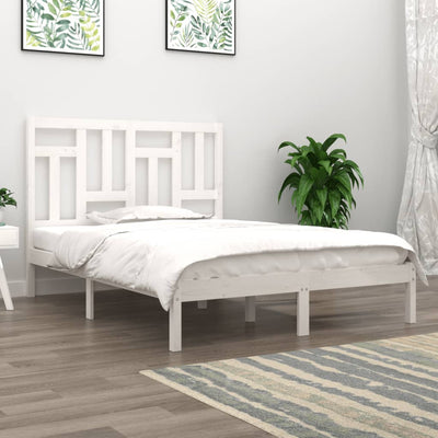 vidaXL Bed Frame without Mattress 150x200 cm Solid Wood Pine